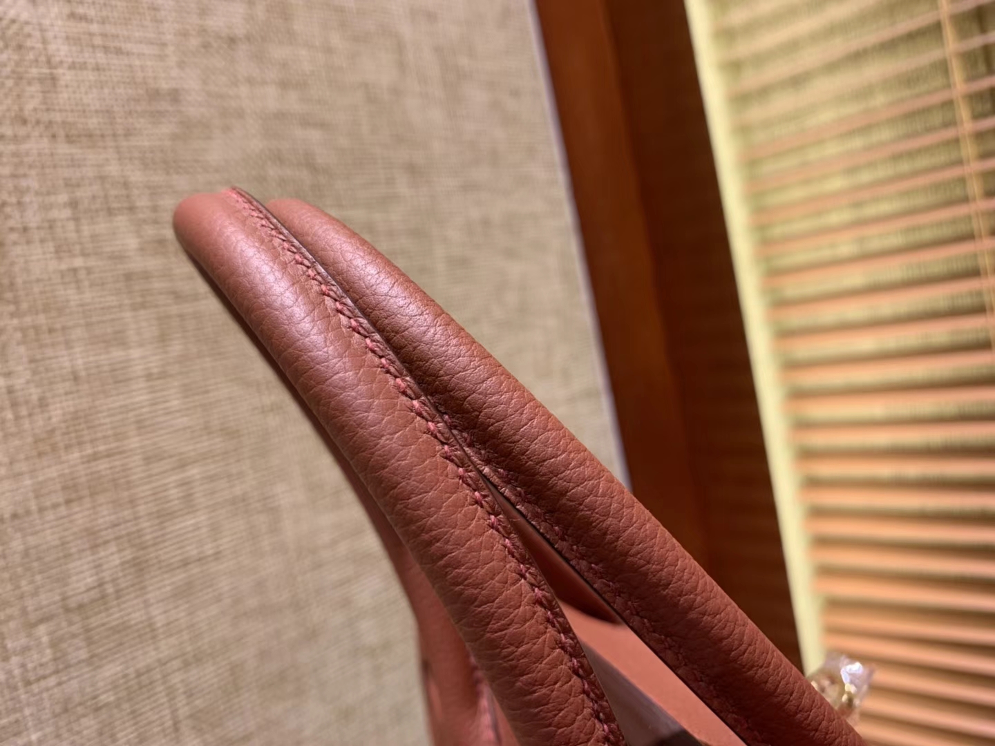 Hermès（爱马仕）Birkin 30cm ( 铂金包) Togo小牛皮 古铜色 原版蜜蜡线 全手工缝制