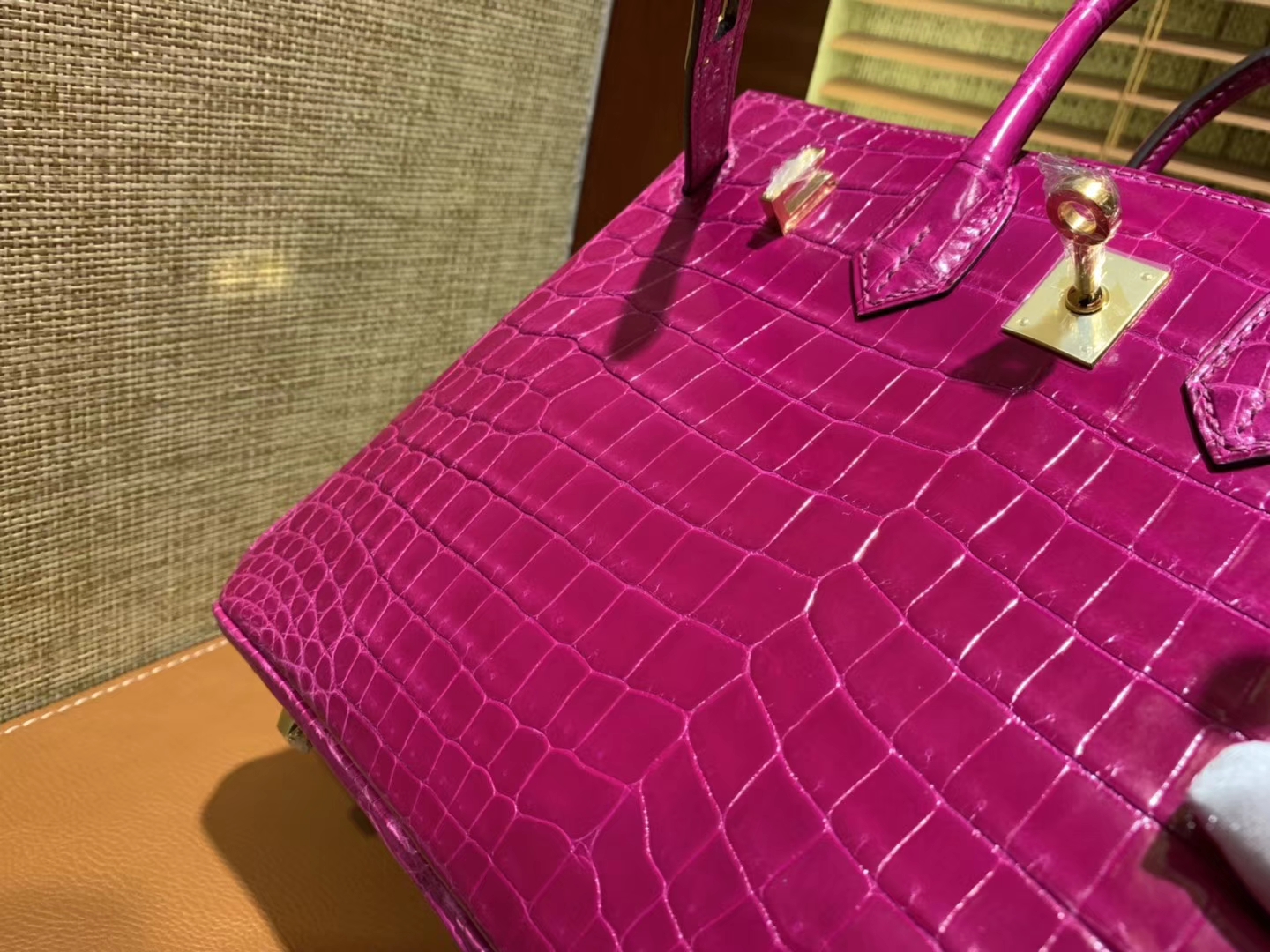 Hermès（爱马仕）Birkin铂金包 天方夜谭紫 一级皮 尼罗鳄鱼 进口原料 顶级手缝工艺 25cm
