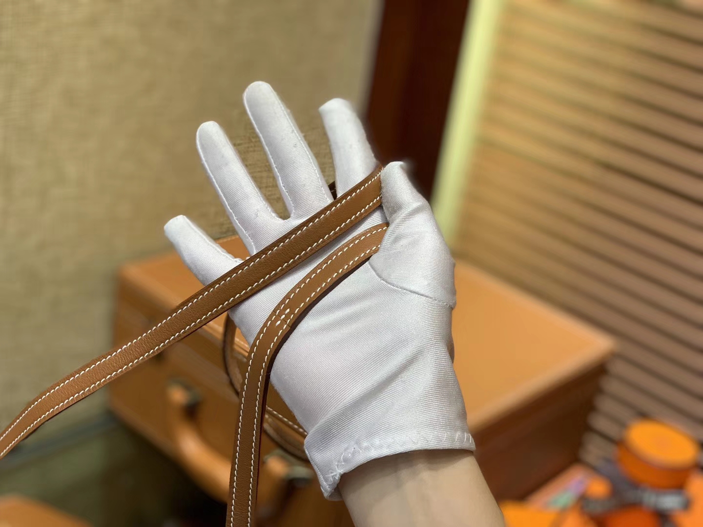 Hermès（爱马仕）Constance 18cm 金棕色 Swift 牛皮 德国进口原料 鳄鱼工序 臻品级别