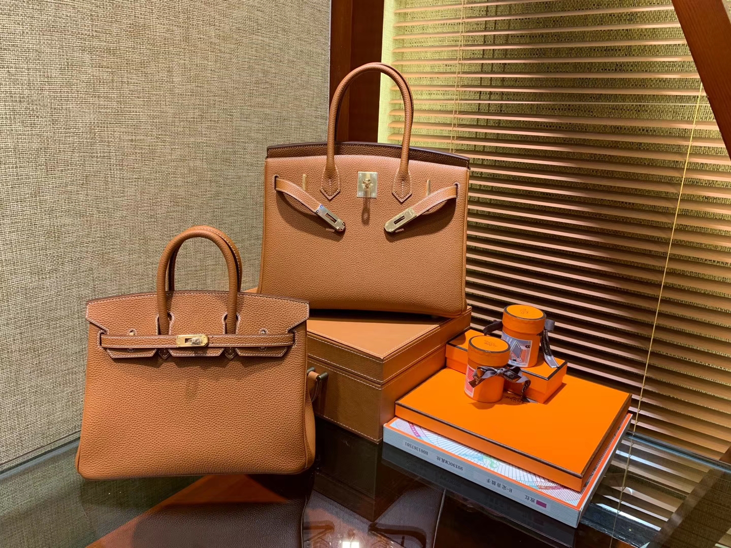 Hermès（爱马仕）Birkin 太妃金 Togo牛皮 进口原料 顶级手缝工艺 30cm 现货