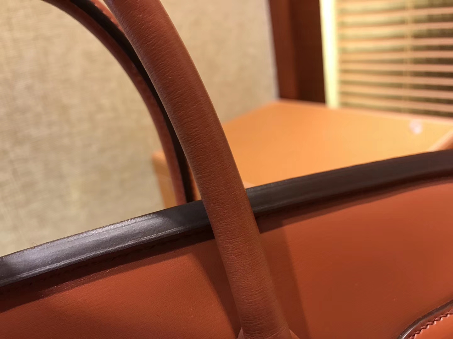 Hermès（爱马仕）Birkin铂金包 古铜色 德国BOX牛皮 原版蜜蜡线 顶级手缝 金扣 30cm