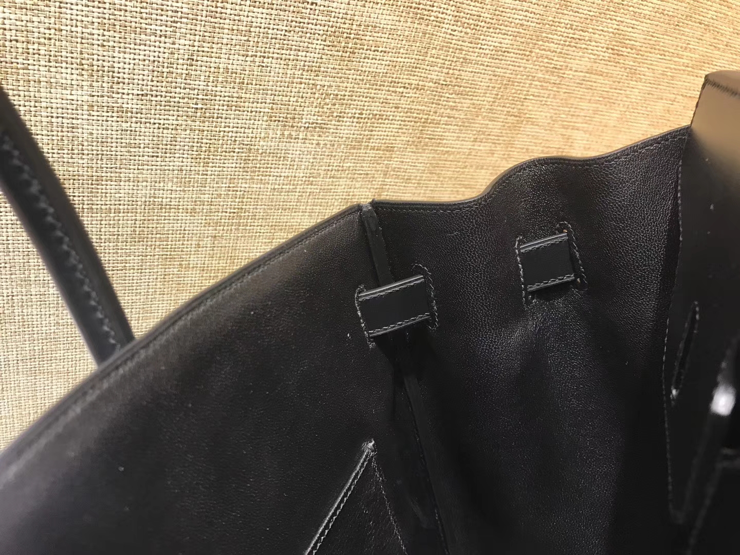 Hermès（爱马仕）Birkin铂金包 经典黑金 德国BOX牛皮 原版蜜蜡线 顶级手缝 金扣 35cm