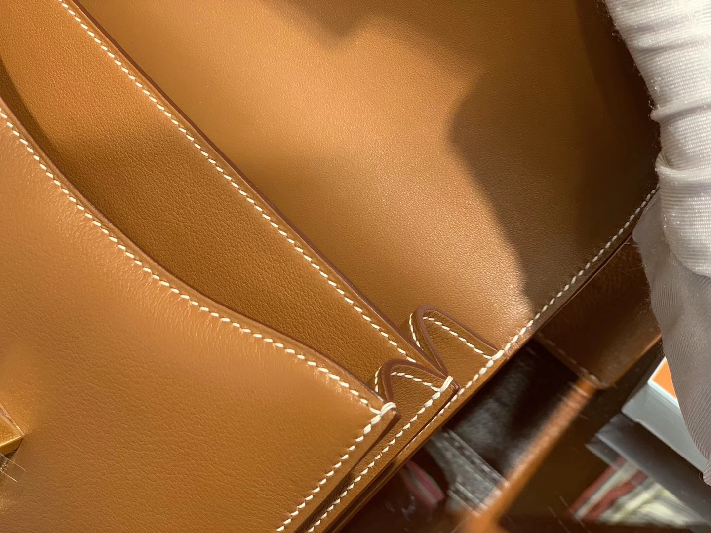 Hermès（爱马仕）Constance 18cm 金棕色 Swift 牛皮 德国进口原料 鳄鱼工序 臻品级别