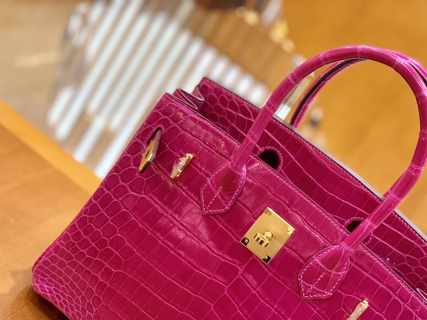 Hermès（爱马仕）Birkin 30cm 天方夜谭紫 金扣 一级皮 尼罗鳄鱼皮 臻品级别