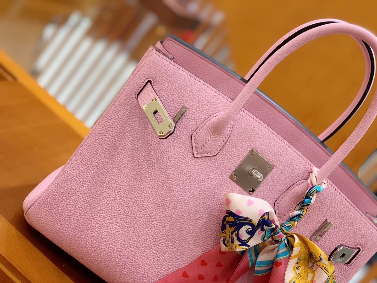 Hermès（爱马仕）Birkin 铂金包 X9锦葵紫 德国进口牛皮 全手工 30cm 现货