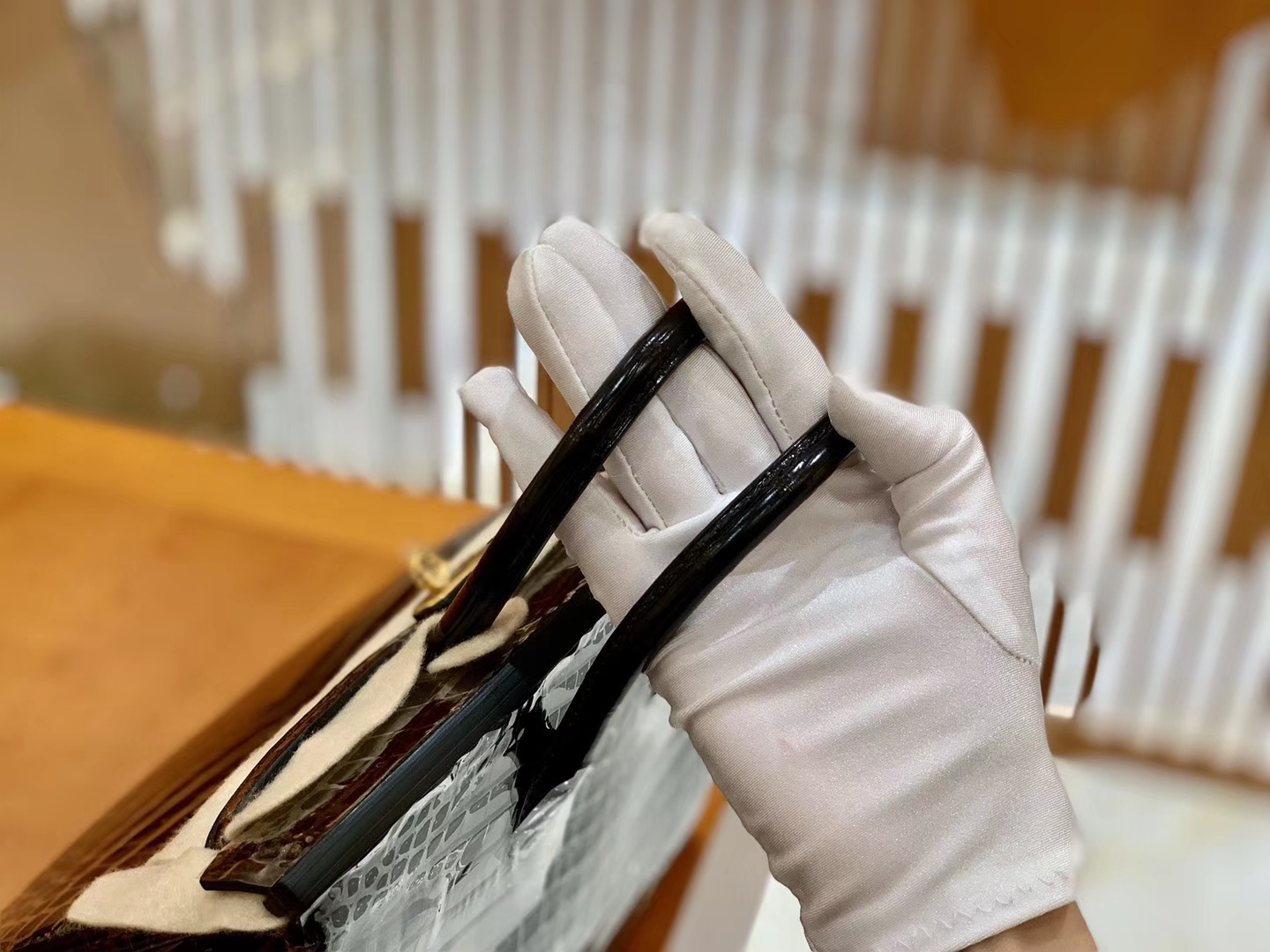 Hermès（爱马仕）Birkin 铂金包 北方蓝 一级皮 尼罗鳄鱼皮 臻品级别 金扣 25cm