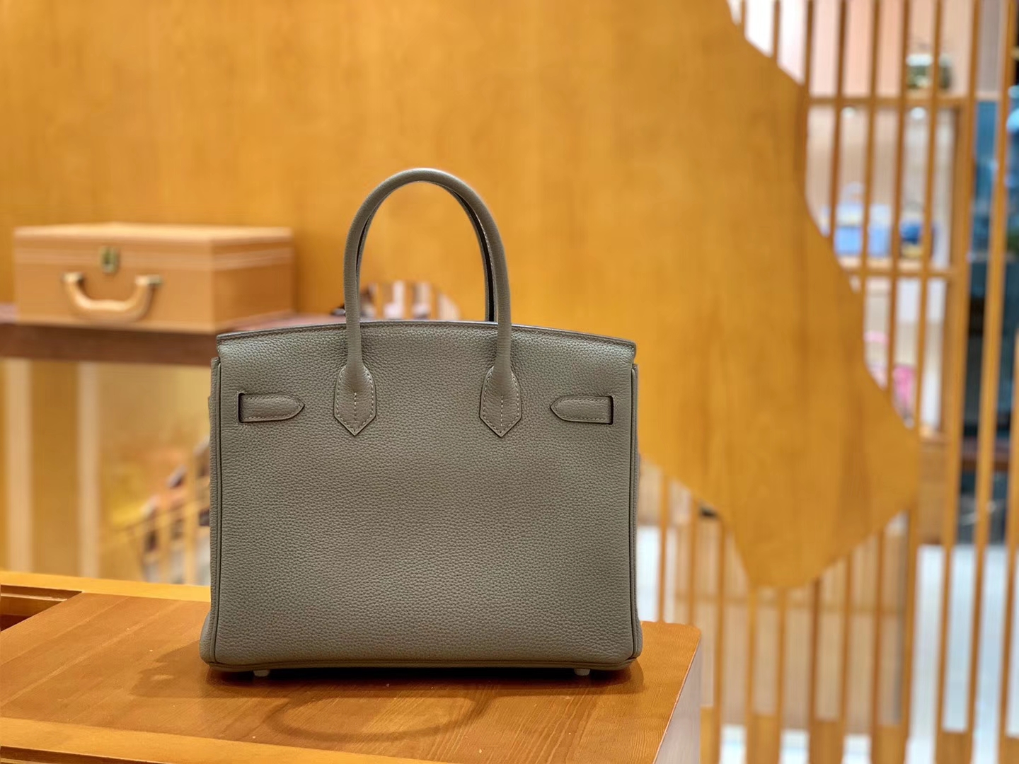 Hermès（爱马仕）Birkin 30cm 锡器灰 银扣 德国进口togo 牛皮 全手工缝制