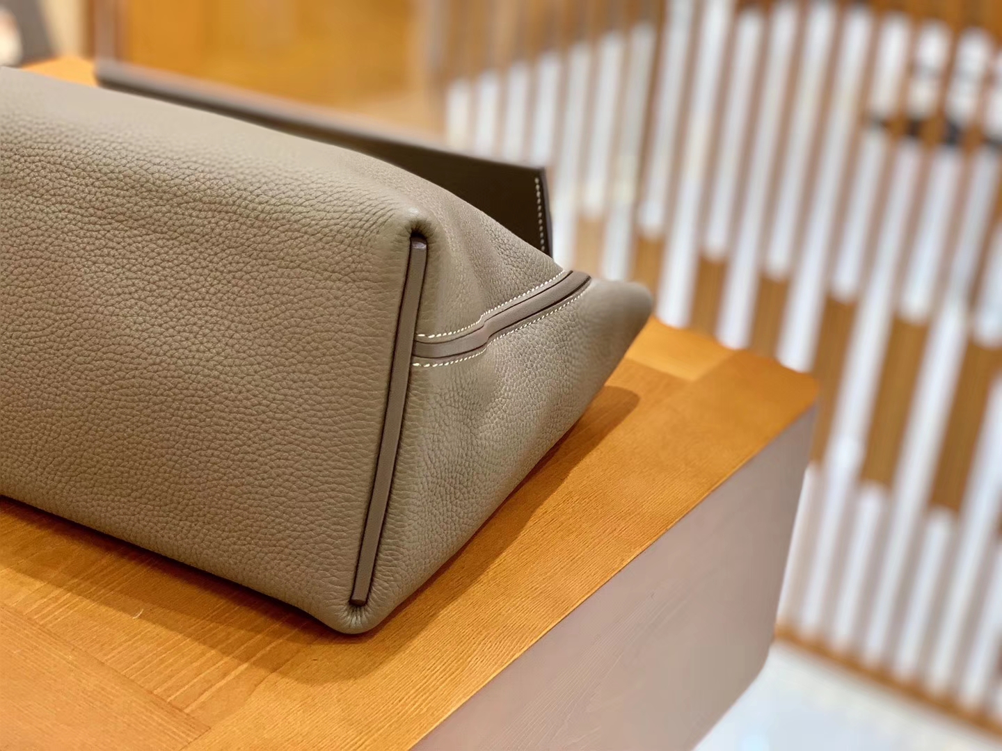 Hermès（爱马仕）Kelly-2424 斑鸠灰 原厂御用顶级小牛皮拼Swift皮 togo 金扣 29cm