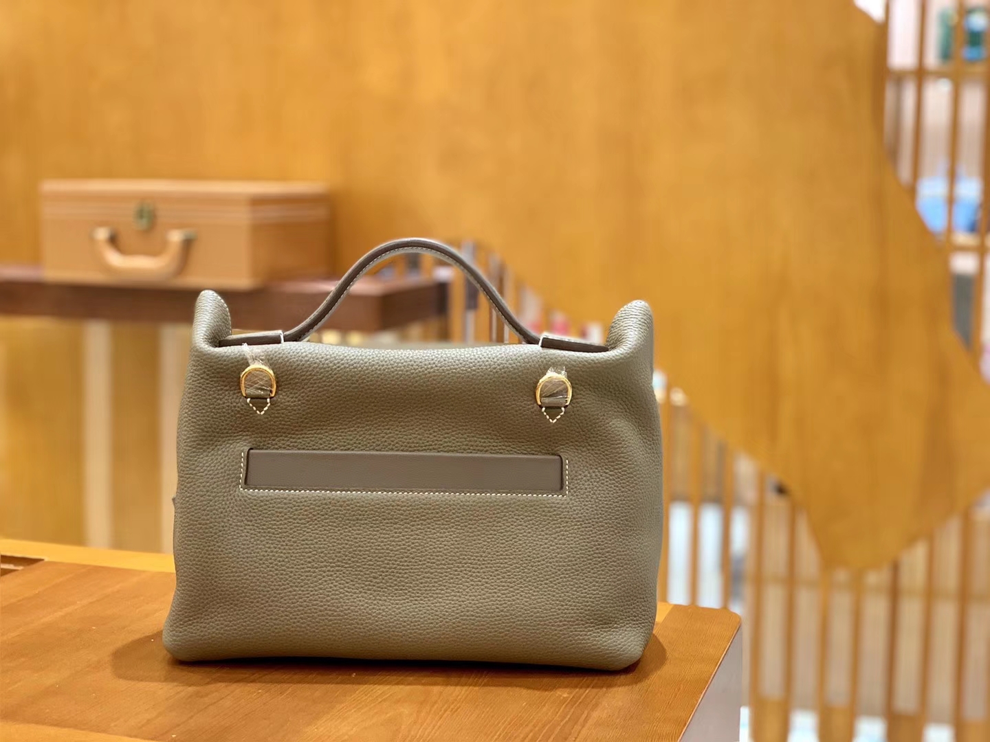 Hermès（爱马仕）Kelly-2424 斑鸠灰 原厂御用顶级小牛皮拼Swift皮 togo 金扣 29cm