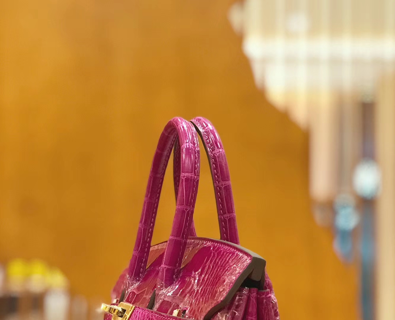 Hermès（爱马仕）Birkin 铂金包 天方夜谭紫 美洲 方块印 25cm