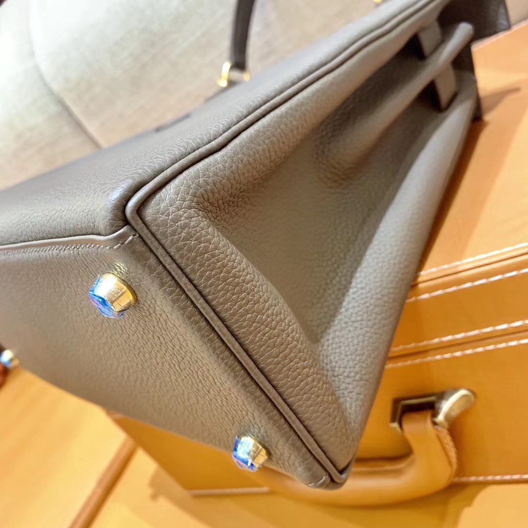 Hermès（爱马仕）Kelly 凯莉包 锡器灰 小牛皮 28cm