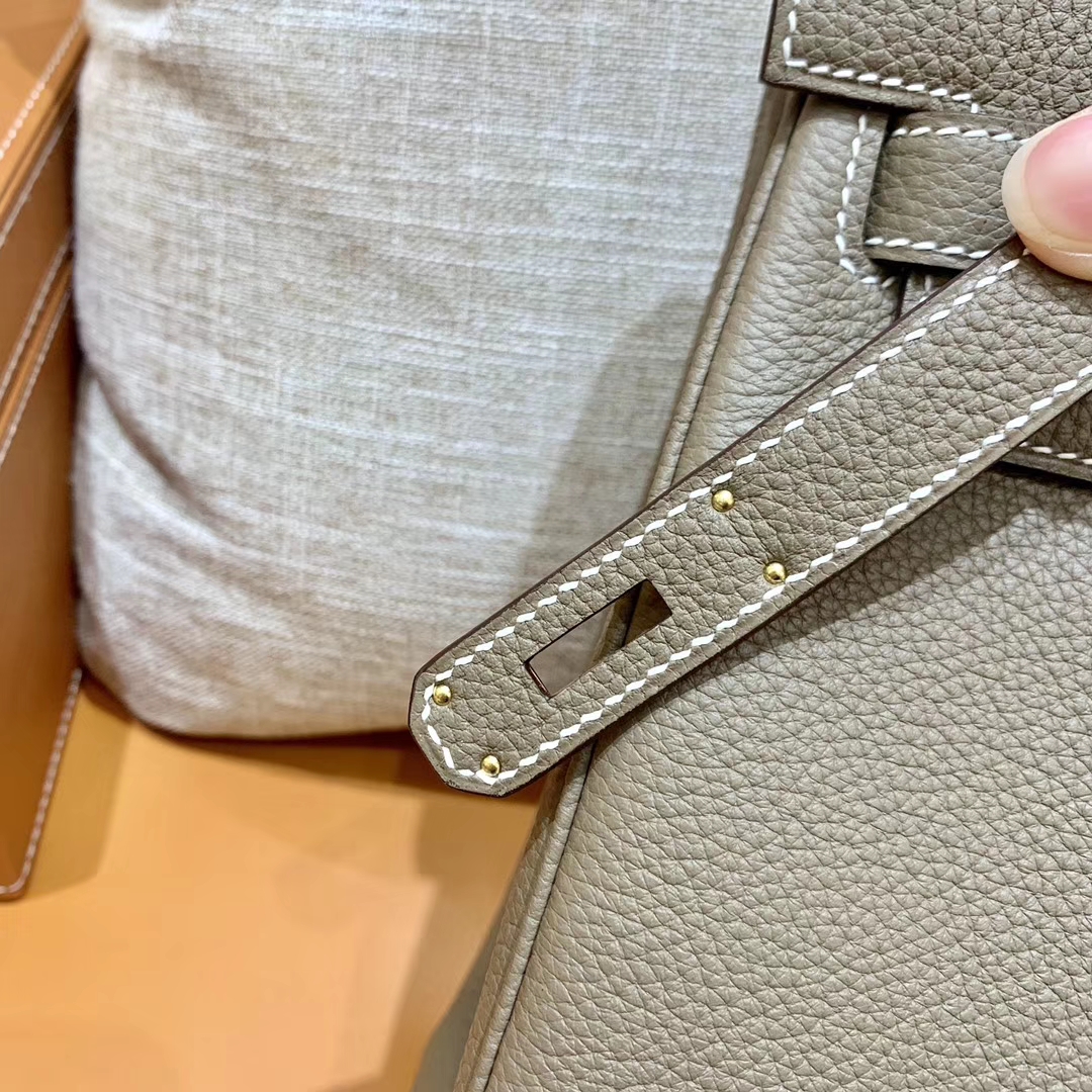 Hermès（爱马仕）Kelly 凯莉包 大象灰 小牛皮 28cm