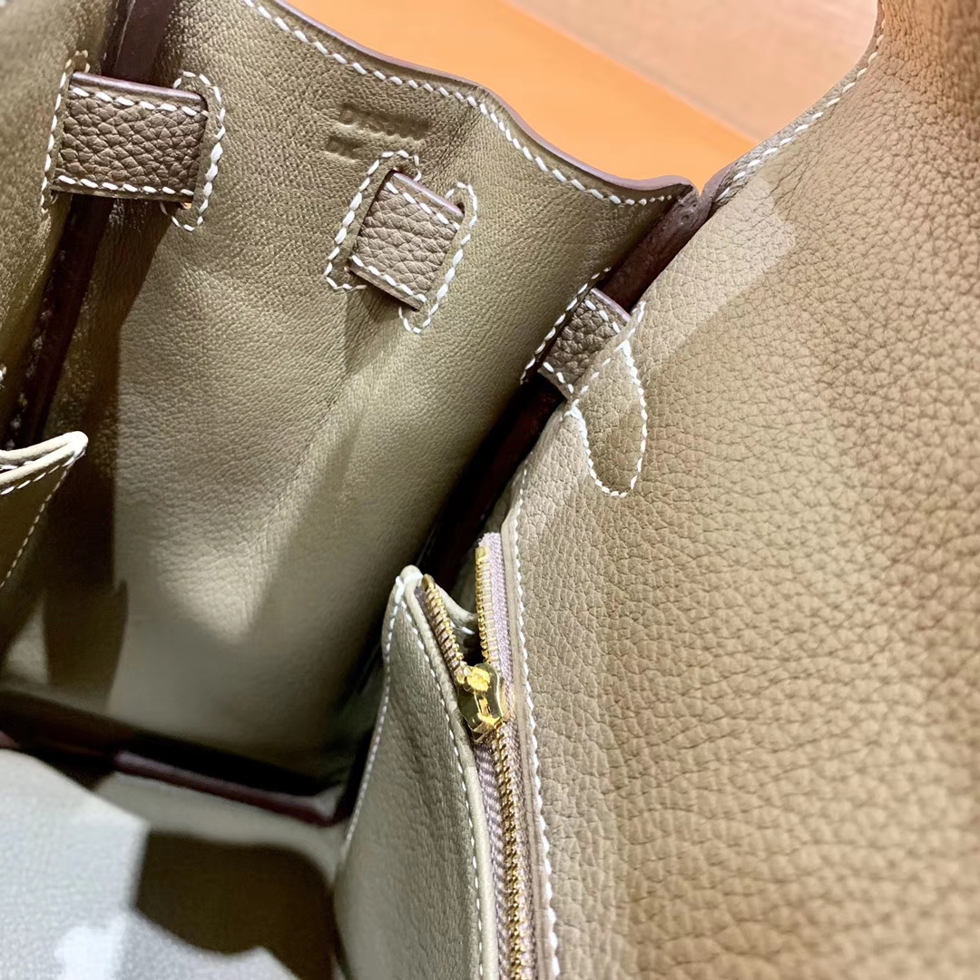 Hermès（爱马仕）Kelly 凯莉包 大象灰 小牛皮 28cm