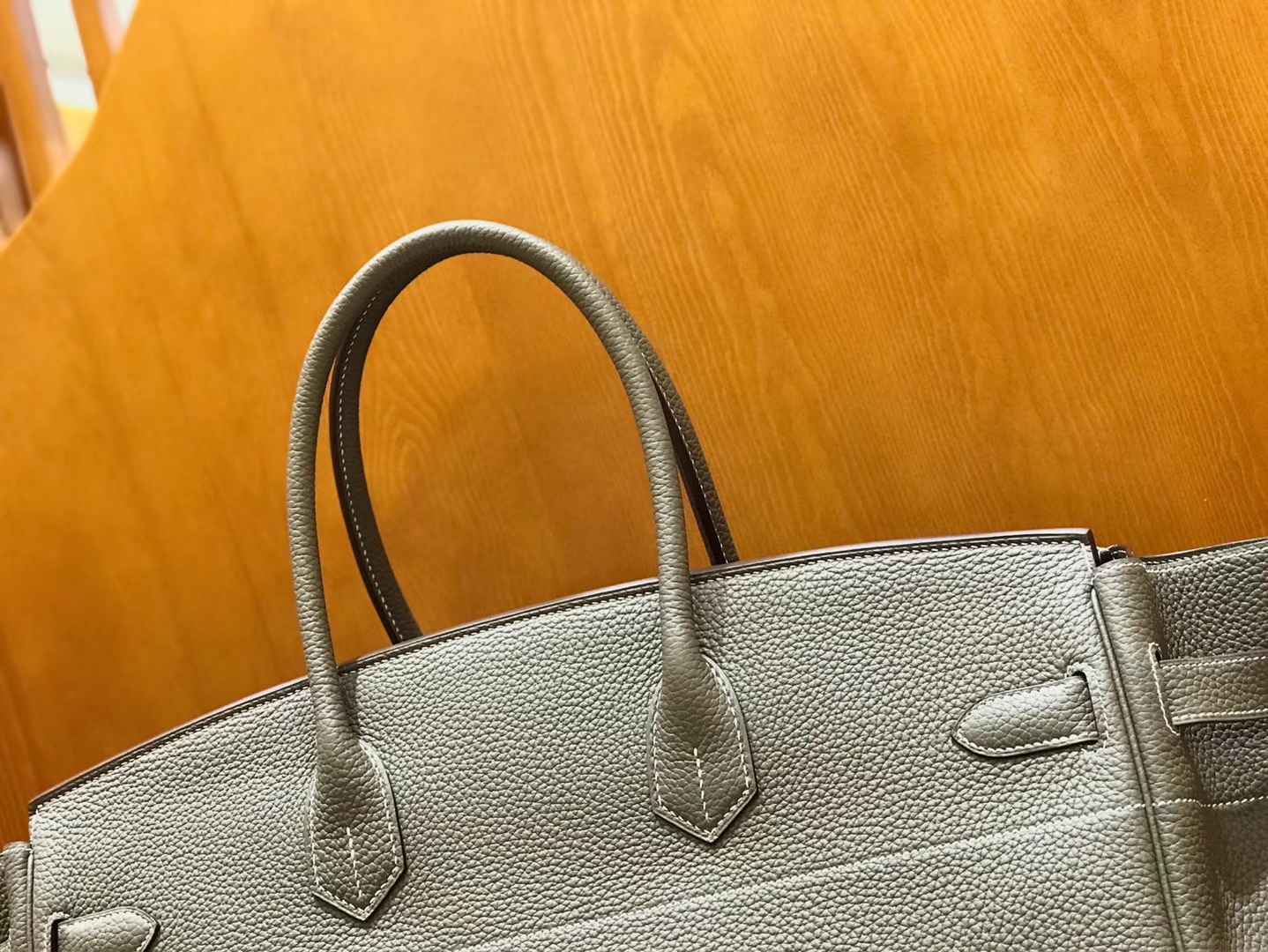 Hermès（爱马仕）Should Birkin 42cm togo 大象灰 银扣 全手工缝制 现货