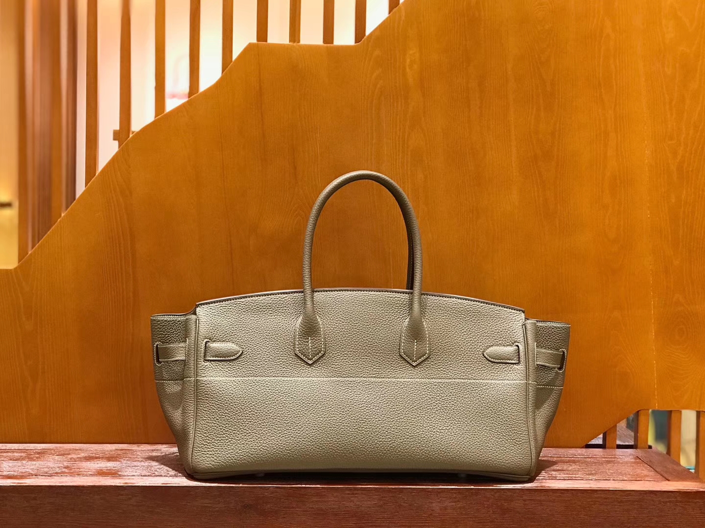 Hermès（爱马仕）Should Birkin 42cm togo 大象灰 银扣 全手工缝制 现货