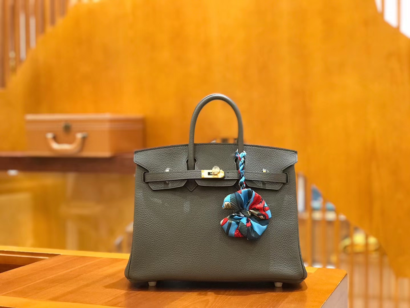 Hermès（爱马仕）Birkin 25cm 锡器灰 Togo小牛皮 金扣 原版蜜蜡线 顶级手工缝制