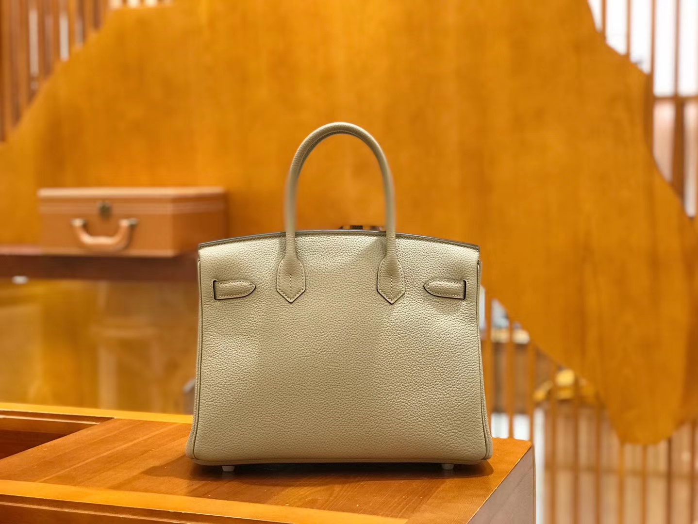 Hermès（爱马仕）Birkin 30cm 斑鸠灰 Togo小牛皮 银扣 原版蜜蜡线 顶级手工缝制