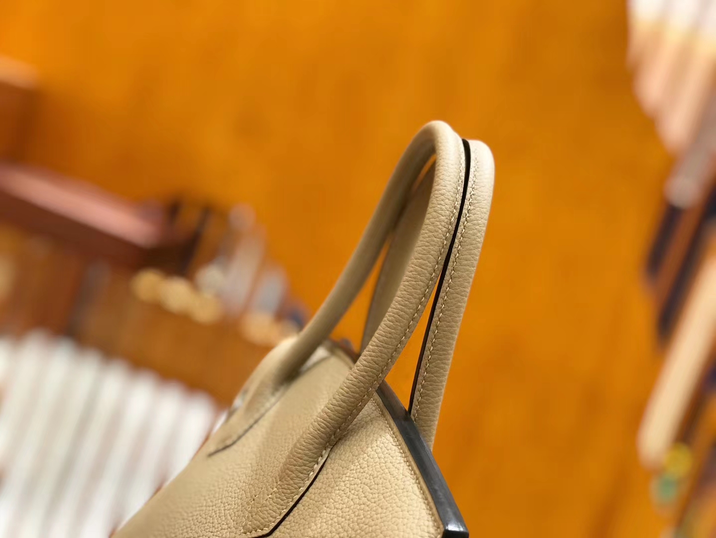 Hermès（爱马仕）Birkin 30cm 斑鸠灰 Togo小牛皮 银扣 原版蜜蜡线 顶级手工缝制