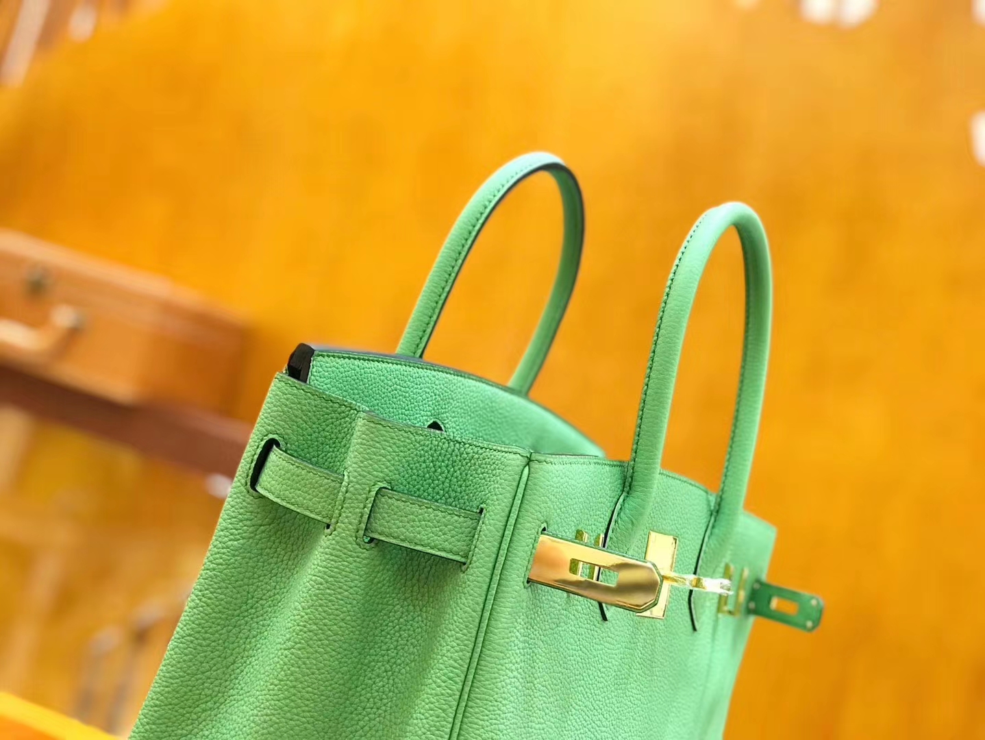 Hermès（爱马仕）Birkin 30cm 牛油果绿 Togo小牛皮 金扣 原版蜜蜡线 顶级手工缝制