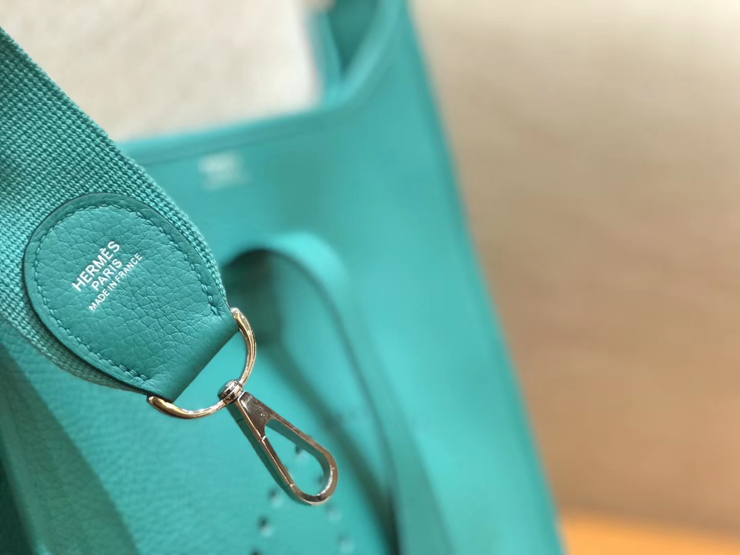Hermès（爱马仕）伊芙琳 29cm 维罗纳绿 TC大牛皮 银扣 原版蜜蜡线 顶级手工 现货