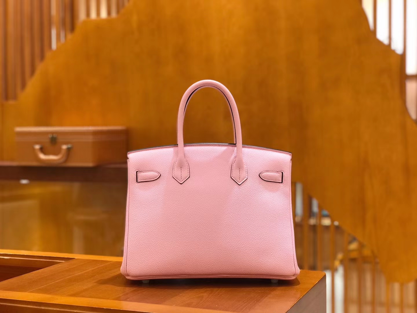 Hermès（爱马仕）Birkin 30cm 锦葵紫 Togo小牛皮 银扣 原版蜜蜡线 顶级手工缝制