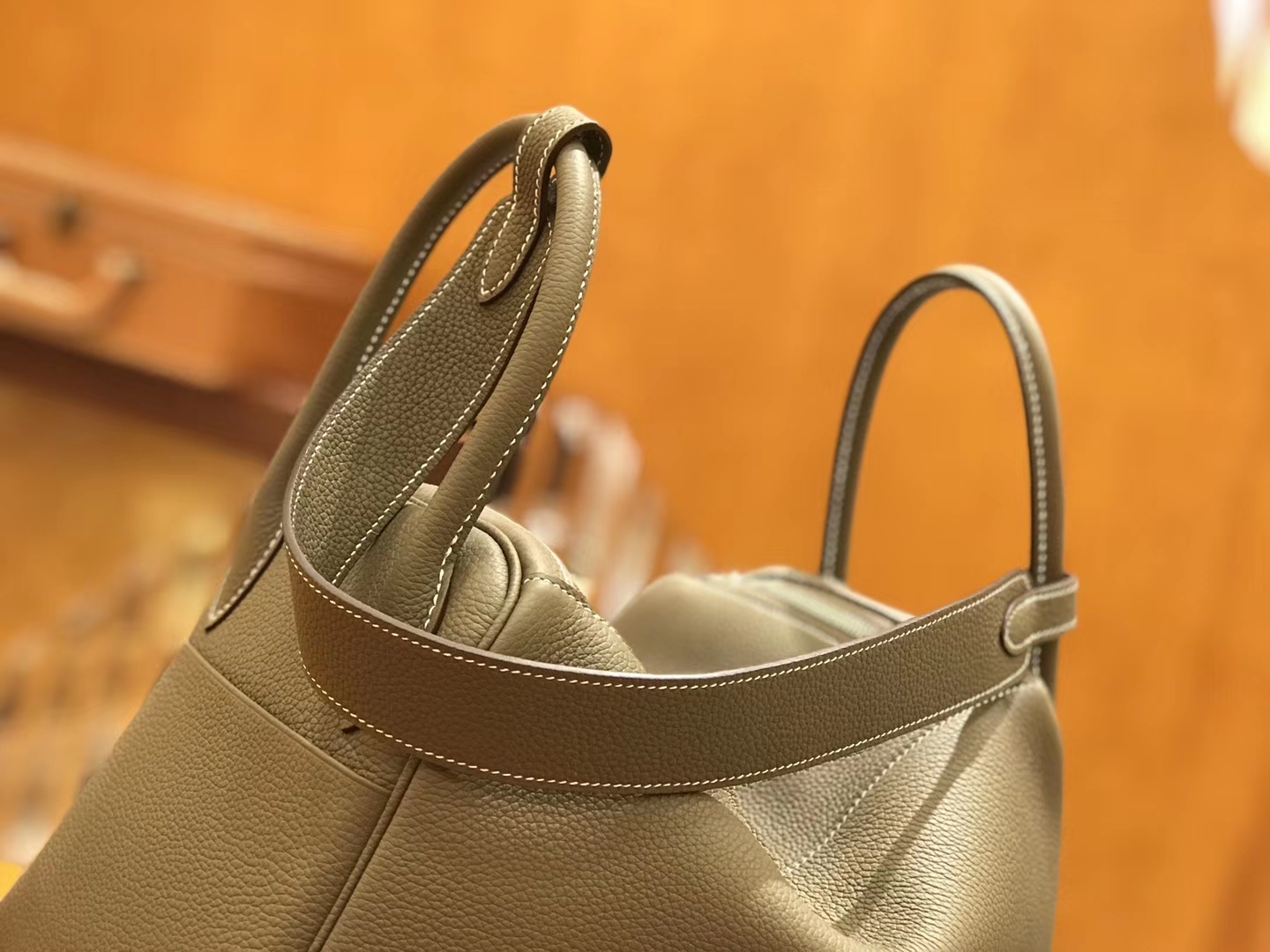 Hermès（爱马仕）Lindy 30cm 大象灰 Togo牛皮 银扣 原版蜜蜡线 顶级手缝 现货