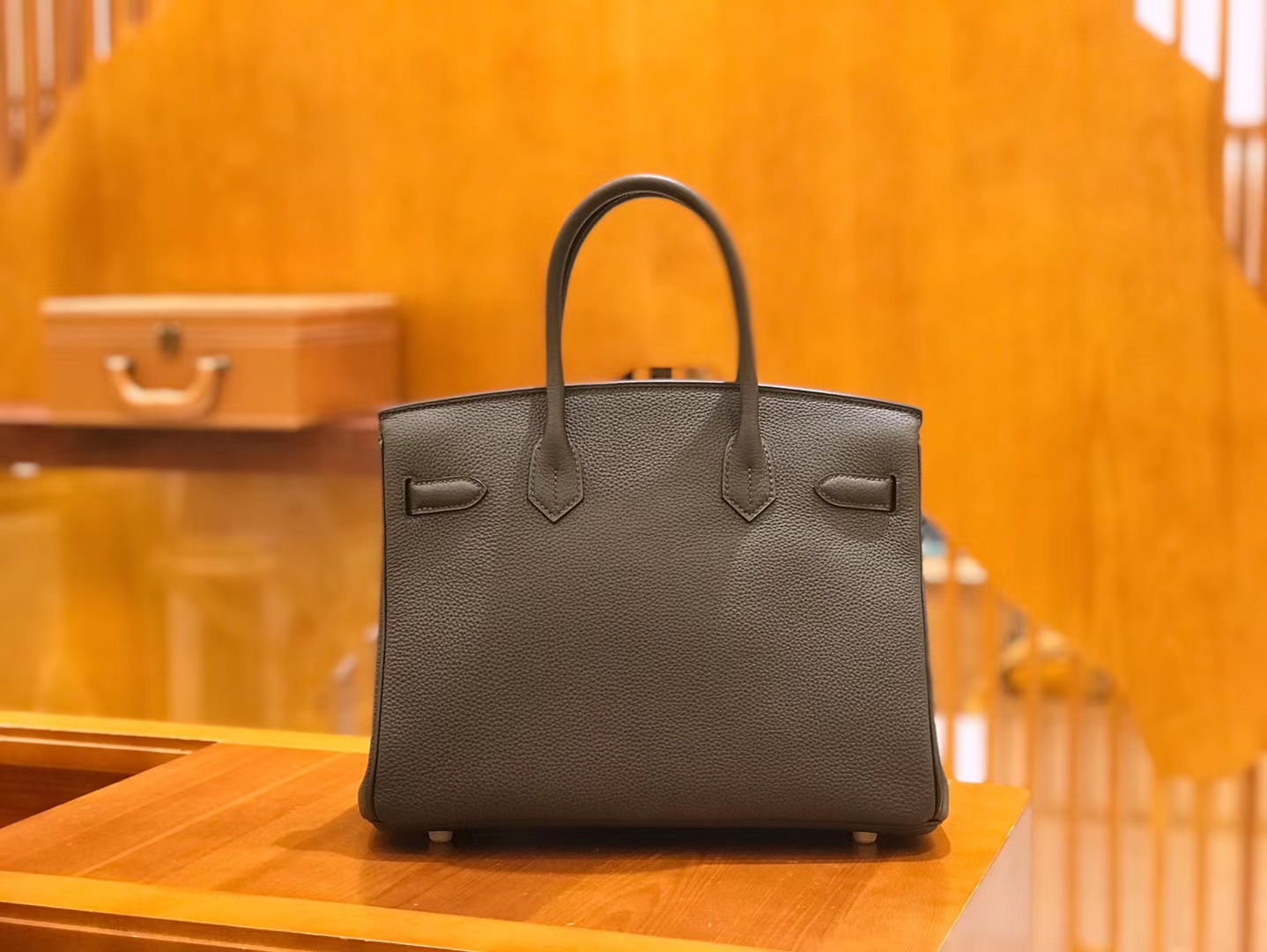 Hermès（爱马仕）Birkin 30cm 摩卡 Togo小牛皮 金扣 原版蜜蜡线 顶级手缝