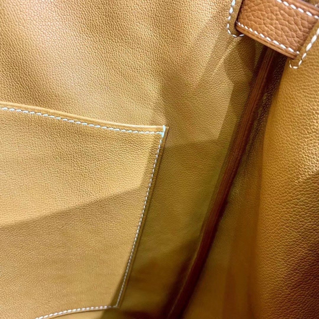 Hermès（爱马仕）鳄鱼皮工序版本 金棕 高订