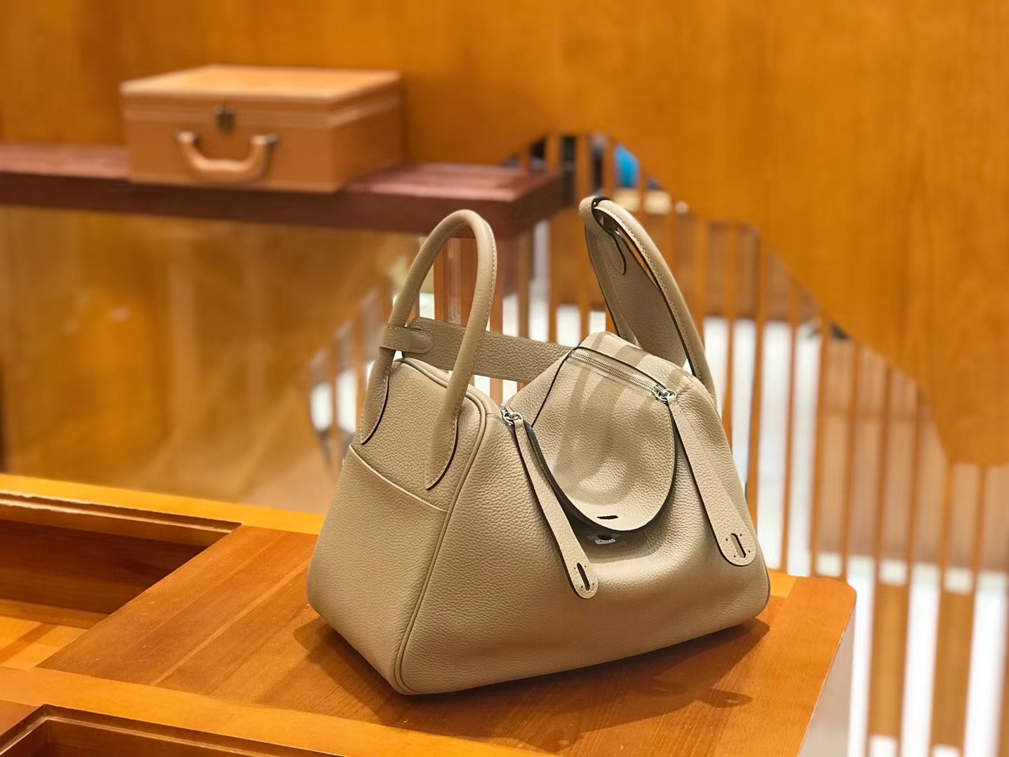 Hermès（爱马仕）Lindy 30cm 斑鸠灰 Togo 牛皮 银扣 原版蜜蜡线 顶级手缝