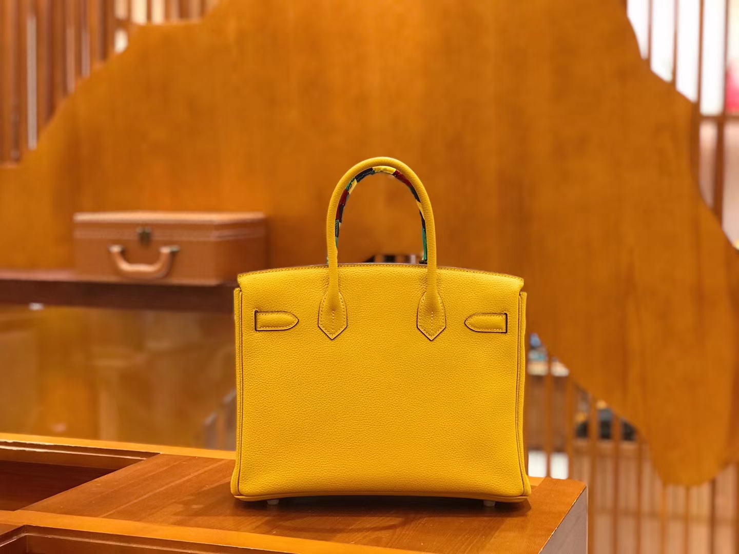 Hermès（爱马仕）Birkin 30cm 琥珀黄 Togo 小牛皮 金扣 原版蜜蜡线 顶级手缝