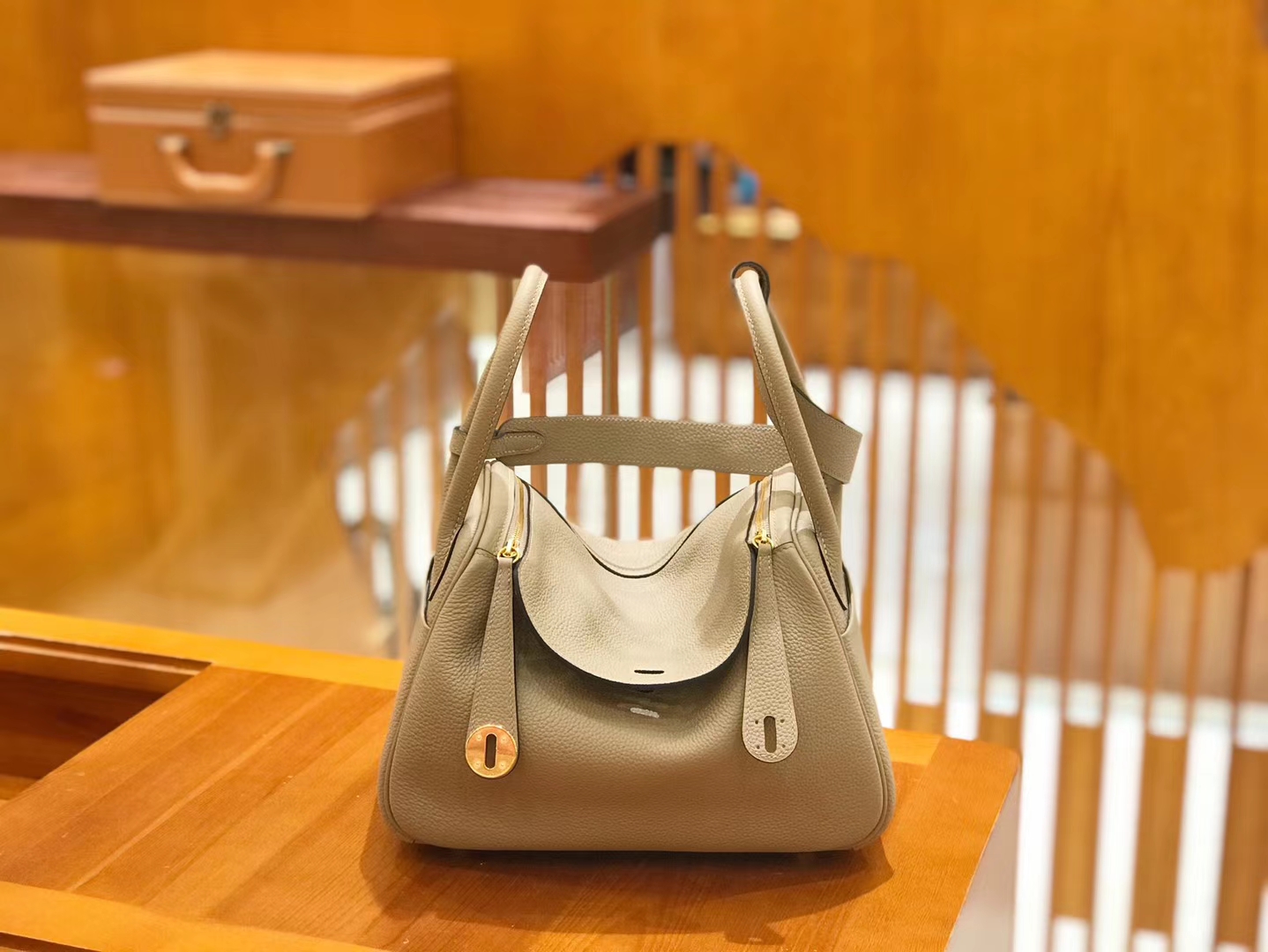 Hermès（爱马仕）Lindy 26cm 斑鸠灰 Togo 牛皮 金扣 原版蜜蜡线 顶级手缝