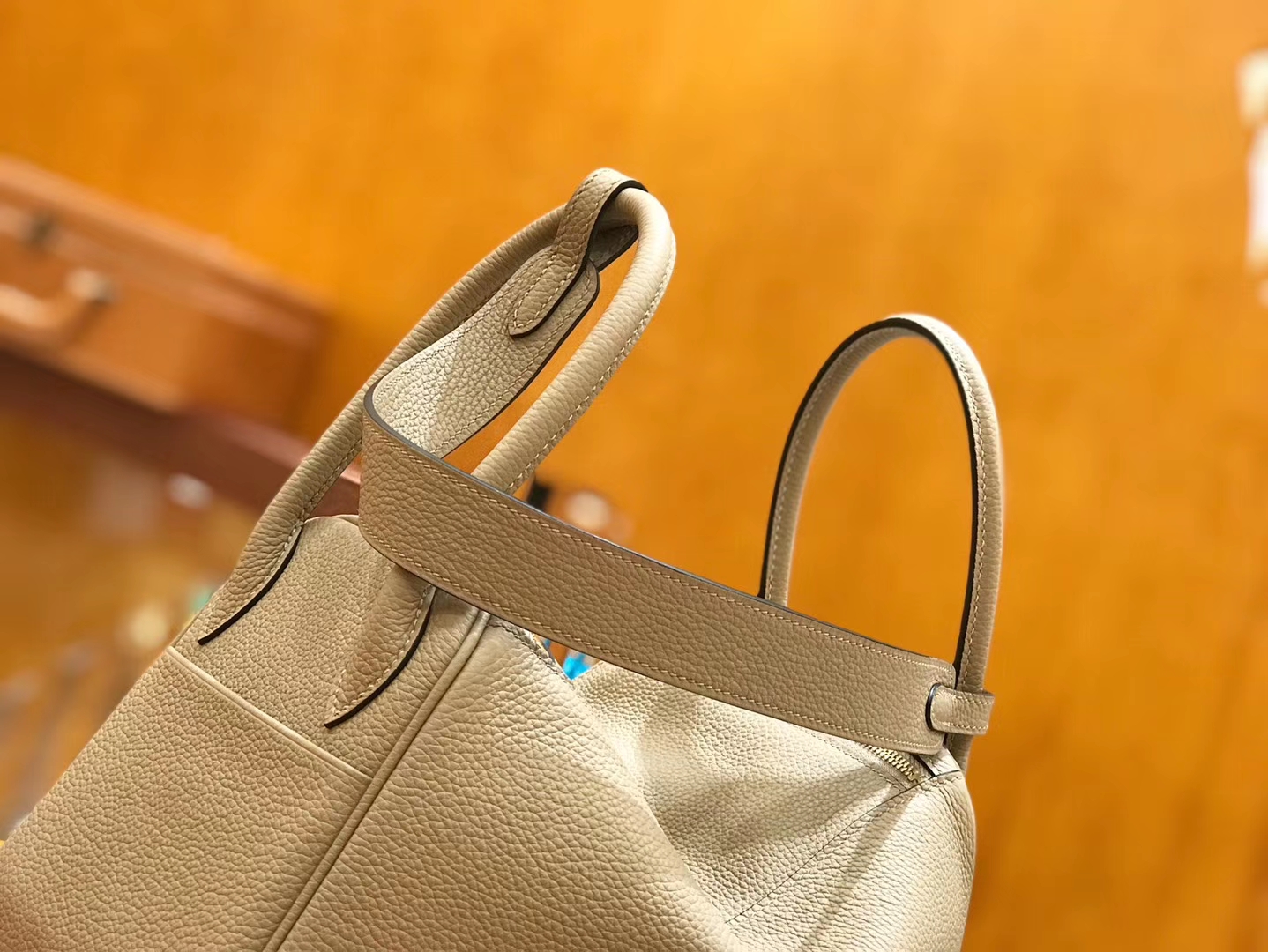 Hermès（爱马仕）Lindy 26cm 斑鸠灰 Togo 牛皮 金扣 原版蜜蜡线 顶级手缝