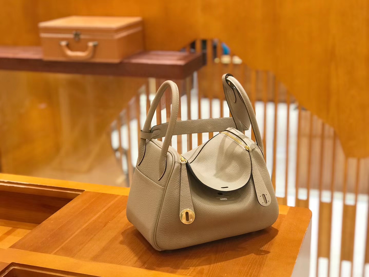 Hermès（爱马仕）Lindy 26cm 斑鸠灰 Togo 牛皮 金扣 原版蜜蜡线 顶级手缝