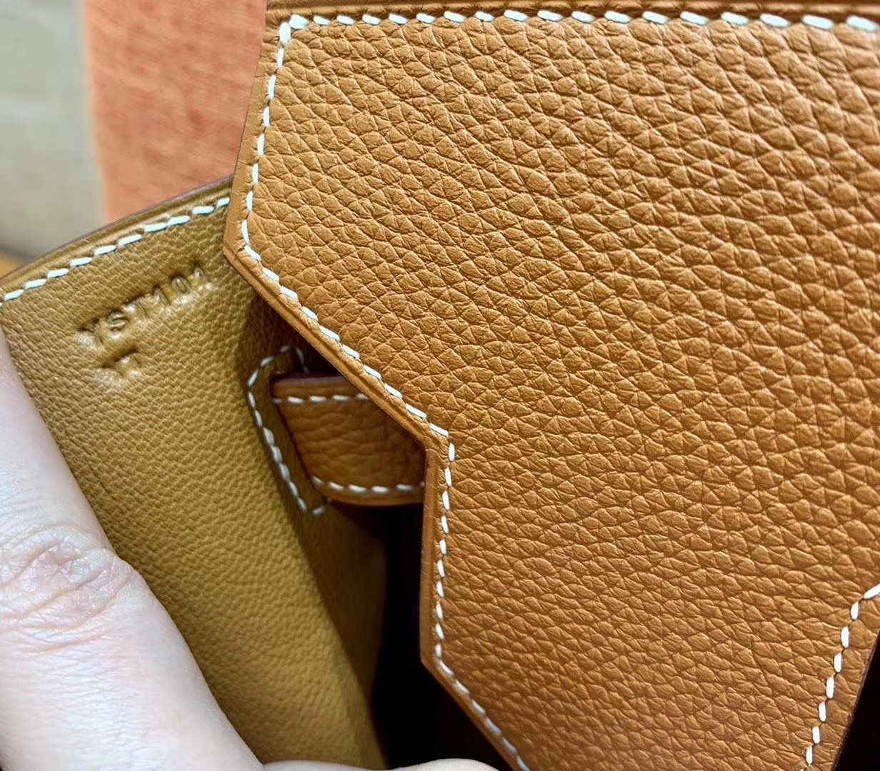 Hermès（爱马仕）鳄鱼皮工序版本 金棕 高订