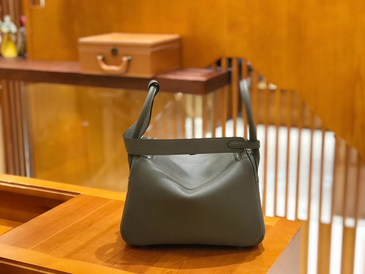 Hermès（爱马仕）Lindy 26cm 锡器灰 Togo 小牛皮 银扣 原版蜜蜡线 顶级手缝