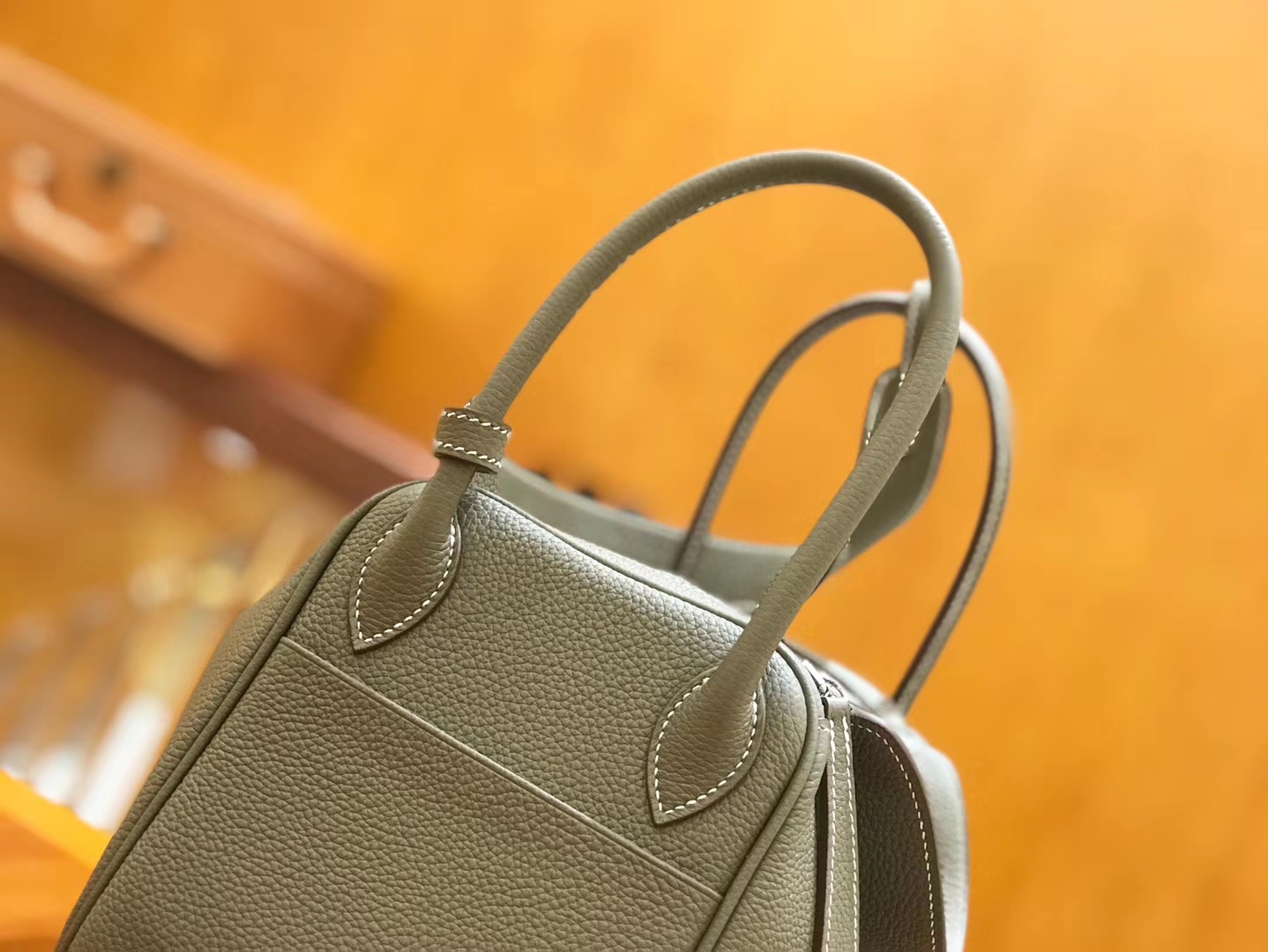 Hermès（爱马仕）Lindy 26cm 大象灰 Togo 牛皮 银扣 原版蜜蜡线 顶级手缝