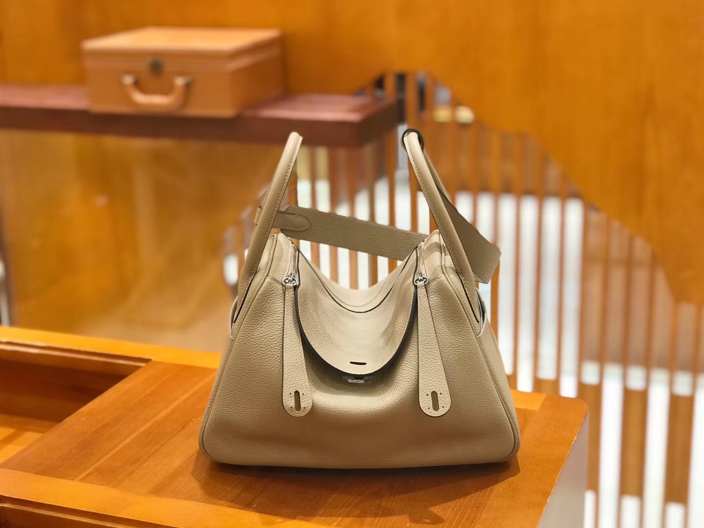 Hermès（爱马仕）Lindy 30cm 斑鸠灰 Togo 牛皮 银扣 原版蜜蜡线 顶级手缝