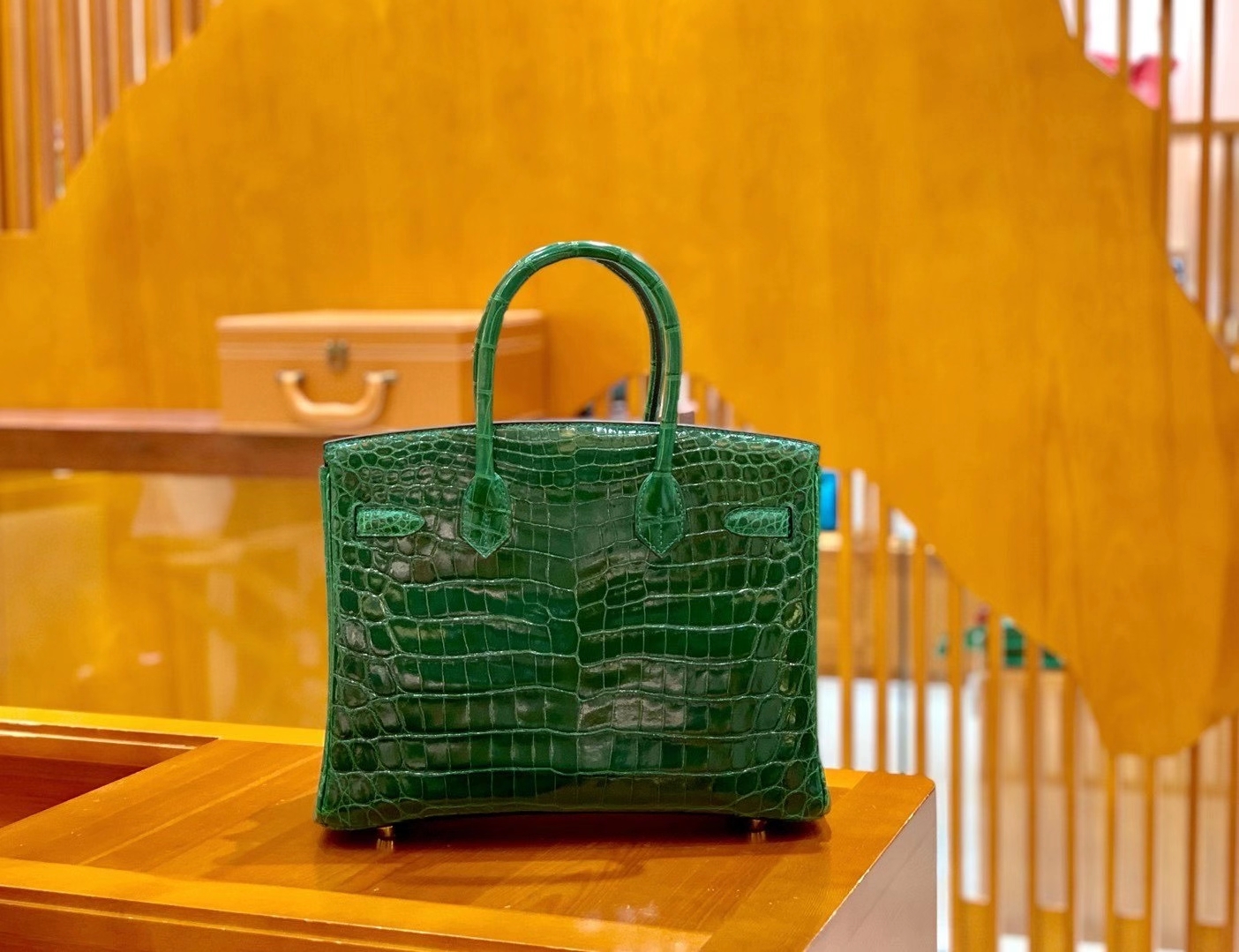 Hermès（爱马仕）Birkin 25cm & 30cm 一级尼罗鳄鱼皮 67祖母绿 高定工序版本 全手工缝制