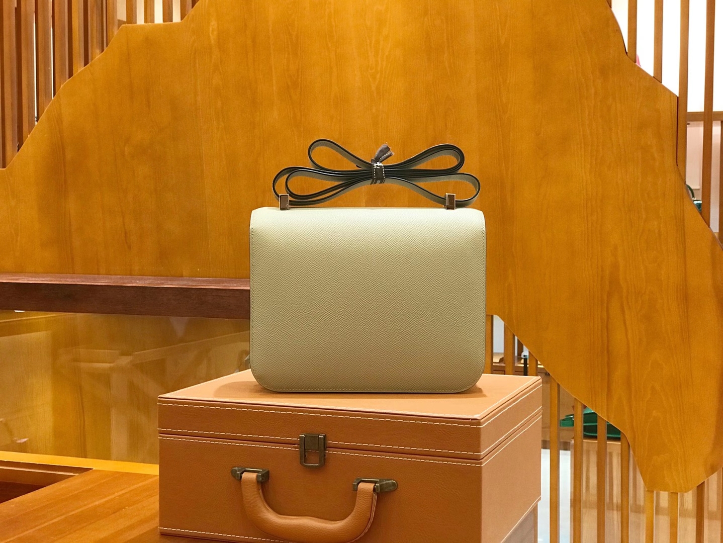 Hermès（爱马仕）Constance 24cm 斑鸠灰 Epsom 掌纹小牛皮 银扣 原版蜜蜡线 顶级手缝