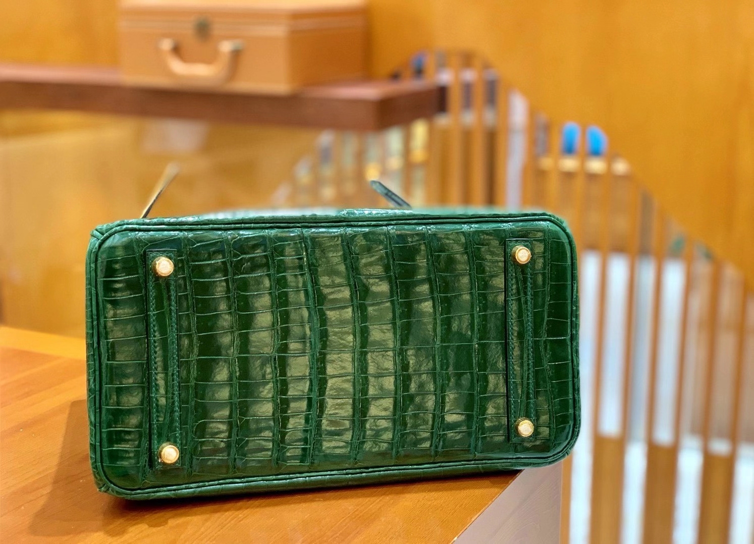 Hermès（爱马仕）Birkin 25cm & 30cm 一级尼罗鳄鱼皮 67祖母绿 高定工序版本 全手工缝制