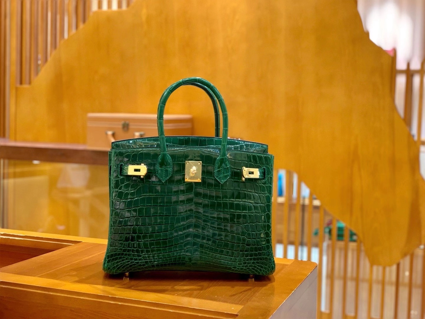 Hermès（爱马仕）Birkin 25cm & 30cm 一级尼罗鳄鱼皮 67祖母绿 高定工序版本 全手工缝制