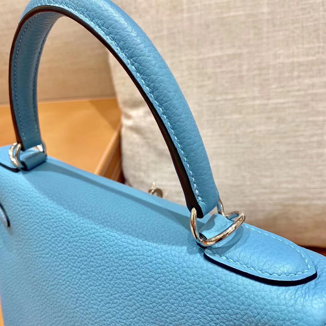 Hermès（爱马仕）Kelly 28cm 北方蓝 银扣 进口Togo皮 原版蜜蜡线 顶级手缝版本 现货