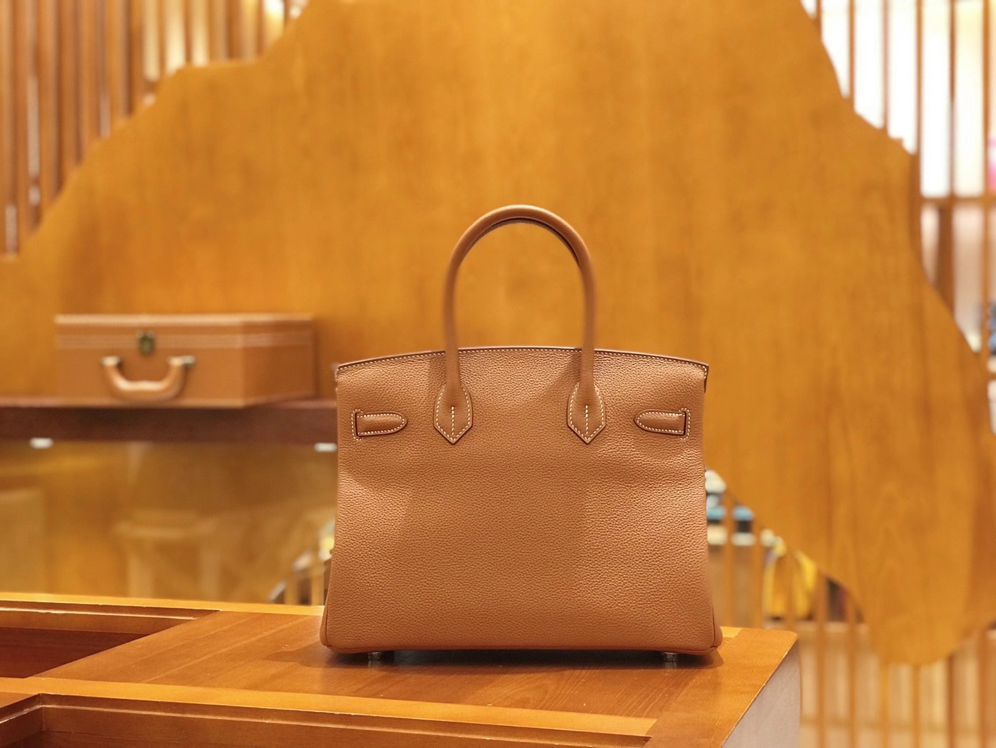 Hermès（爱马仕）Birkin 30cm 金钟 银扣 进口Togo皮 原版蜜蜡线 顶级手缝版本