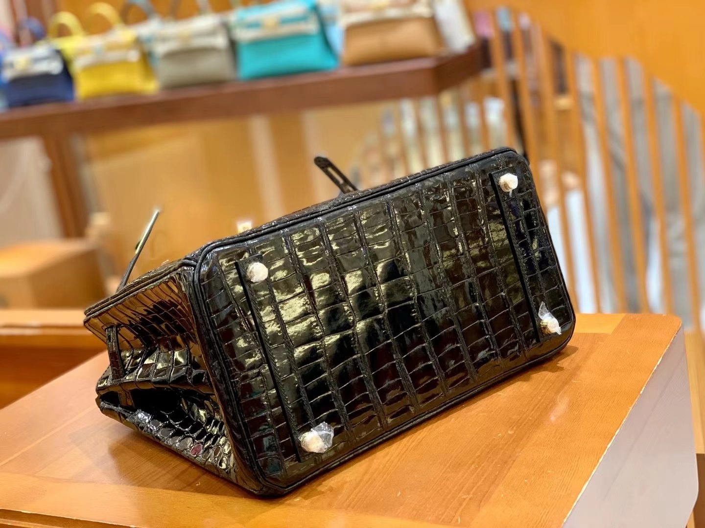 Hermès（爱马仕）Birkin 30cm 经典黑 一级尼罗鳄鱼皮 金扣 原版蜜蜡线 顶级手缝