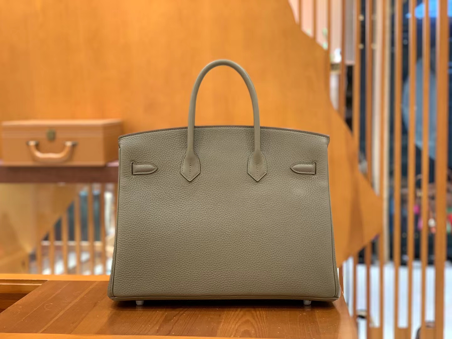 Hermès（爱马仕）Birkin 铂金包 大象灰 TC大牛皮 银扣 35cm 原版蜜蜡线 顶级手缝