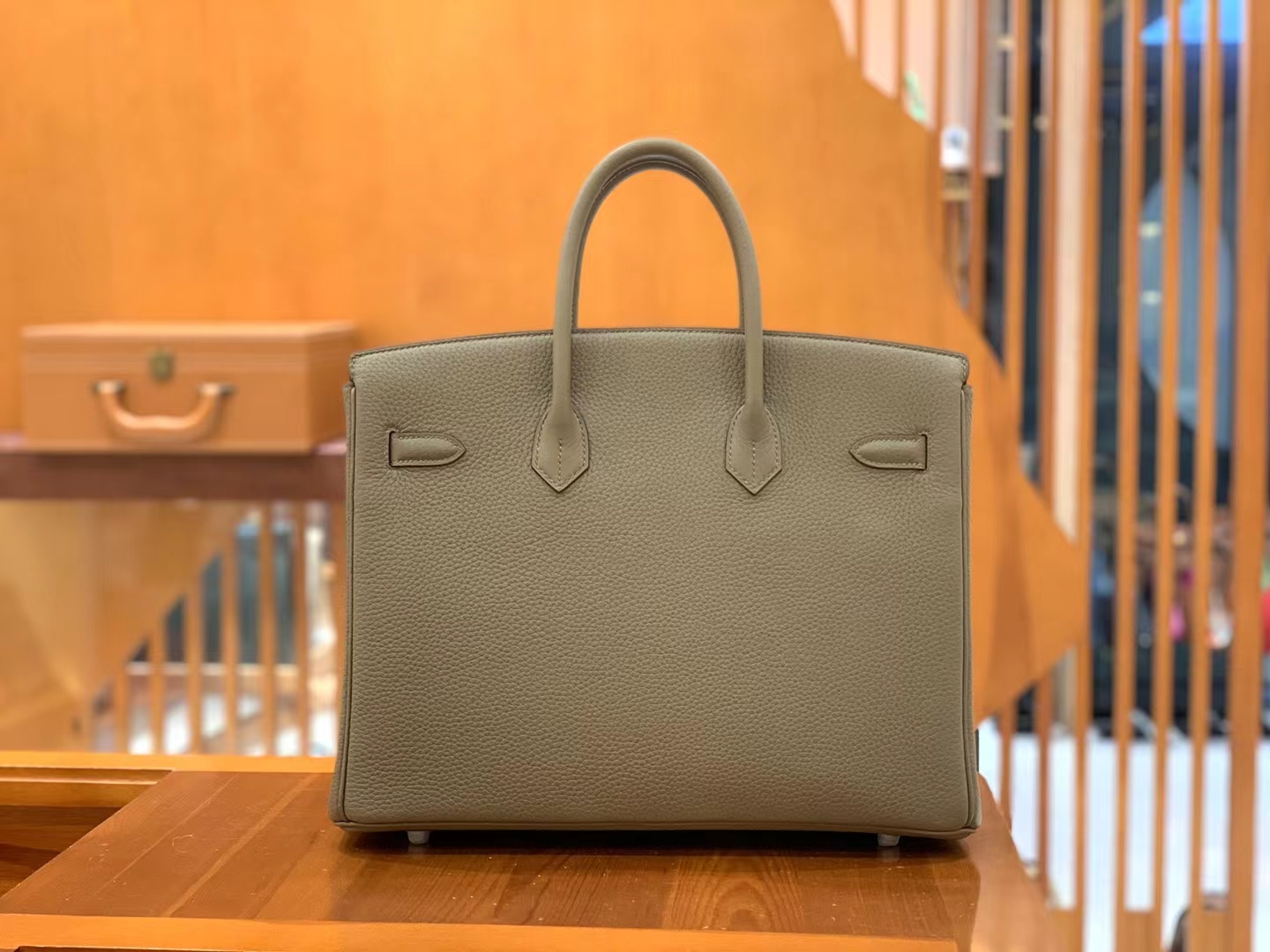 Hermès（爱马仕）Birkin 铂金包 大象灰 TC大牛皮 银扣 35cm 原版蜜蜡线 顶级手缝