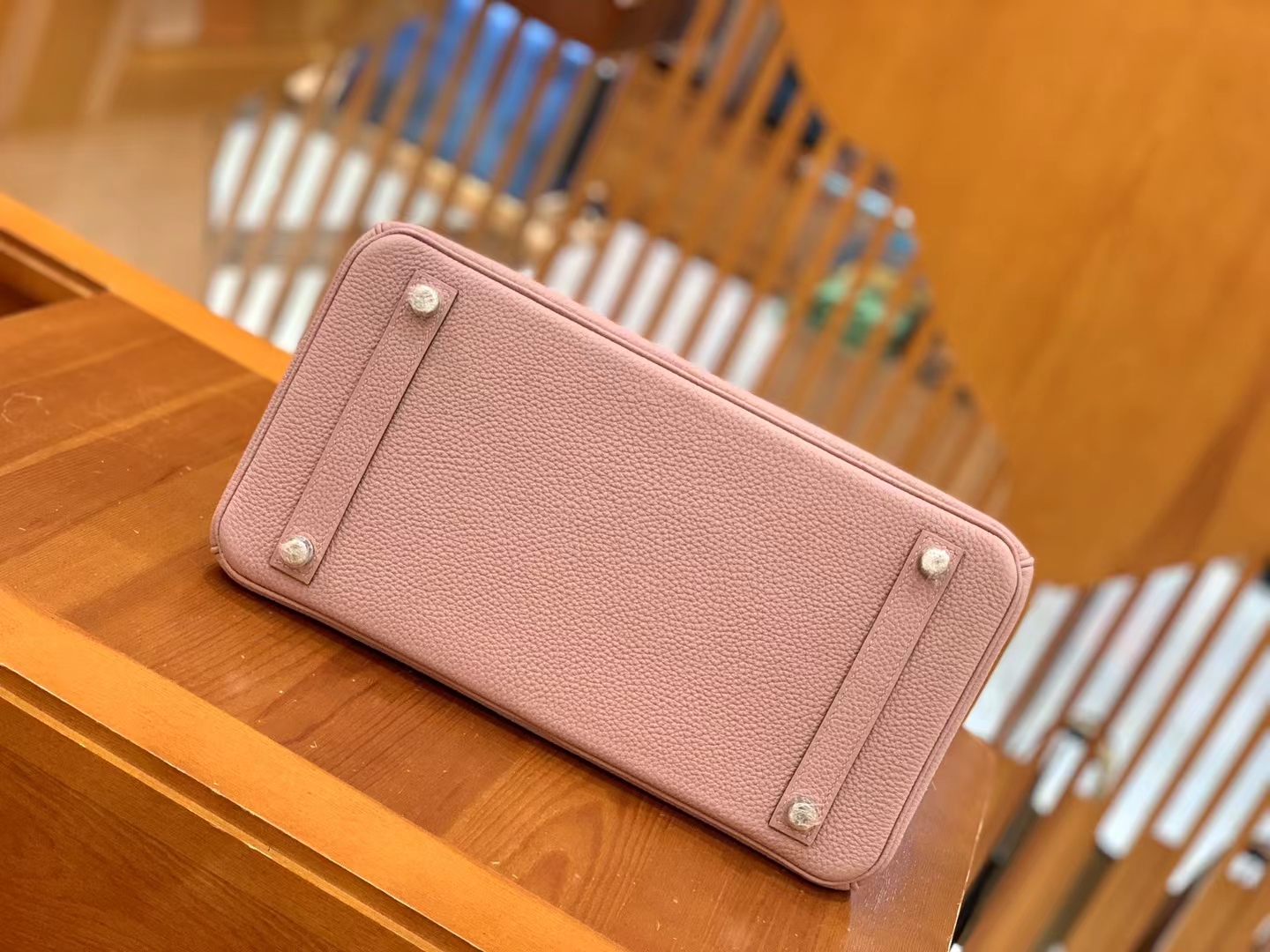 Hermès（爱马仕）Birkin 铂金包 4W香芋紫 Togo小牛皮 银扣 30cm 原版蜜蜡线 顶级手缝