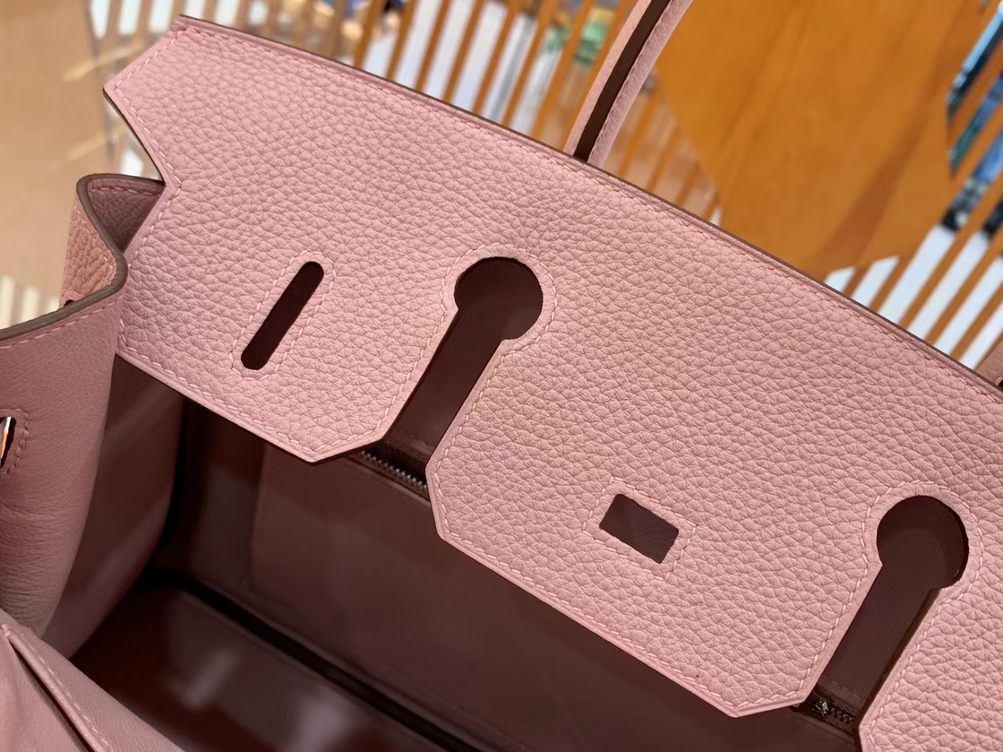 Hermès（爱马仕）Birkin 铂金包 4W香芋紫 Togo小牛皮 银扣 30cm 原版蜜蜡线 顶级手缝