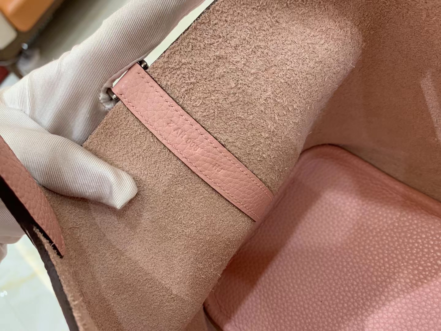Hermès（爱马仕）Picotin 菜篮子 Q粉 进口TC大牛皮 银扣 18cm 原版蜜蜡线 顶级手缝