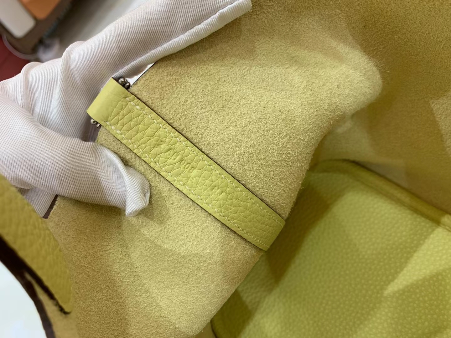 Hermès（爱马仕）Picotin 菜篮子 小鸡黄 进口TC大牛皮 银扣 18cm 原版蜜蜡线 顶级手缝